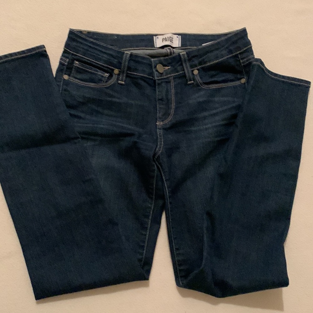 “Just A Second, I’ll Paige Them” Paige Skyline Ankle Peg Jeans - Picture 3 of 8